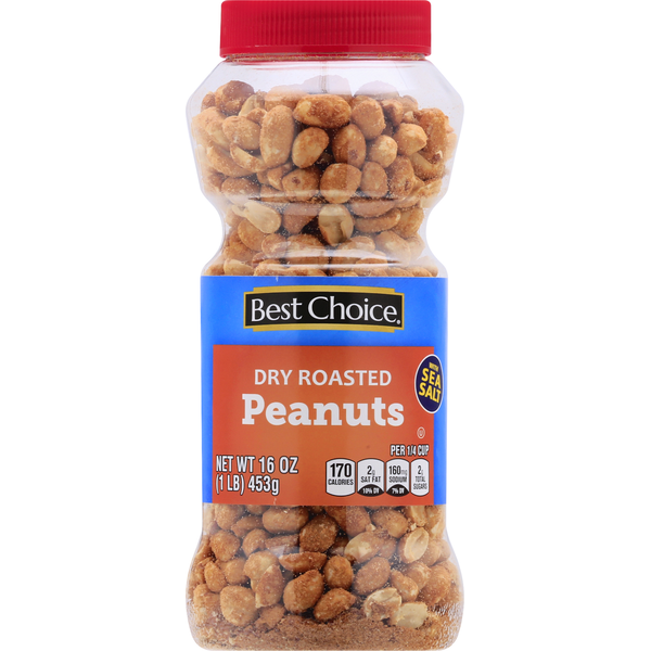 Nuts, Seeds & Dried Fruit Best Choice Peanuts, Dry Roasted hero