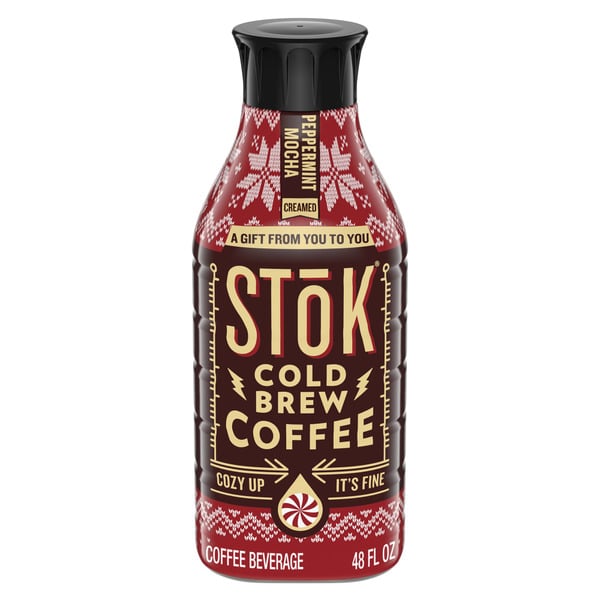 Refrigerated STōK Peppermint Mocha Creamed Cold Brew Coffee, Sweetened hero