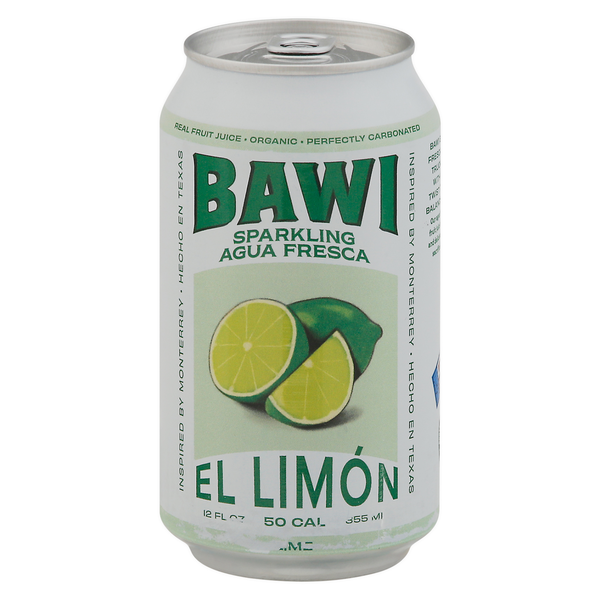 Refrigerated Beverages Bawi Agua Fresca, El Limon, Sparkling hero