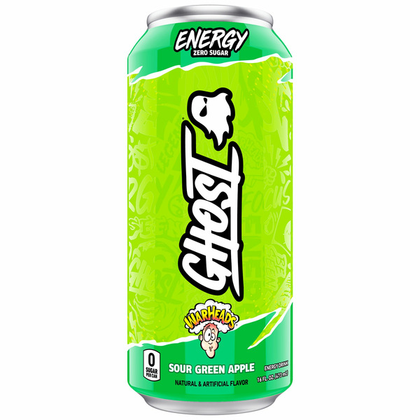 GHOST Energy Warheads Sour Apple Energy Drink hero