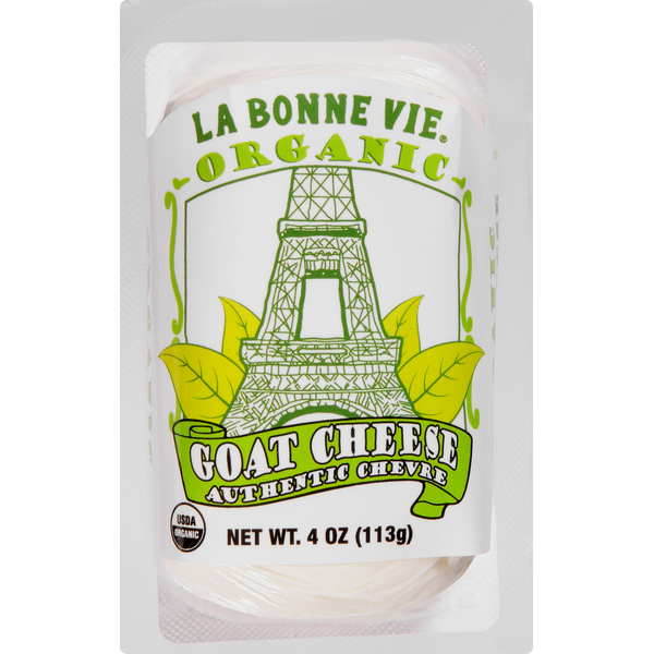 Specialty Cheeses La Bonne Vie Goat Cheese, Organic hero