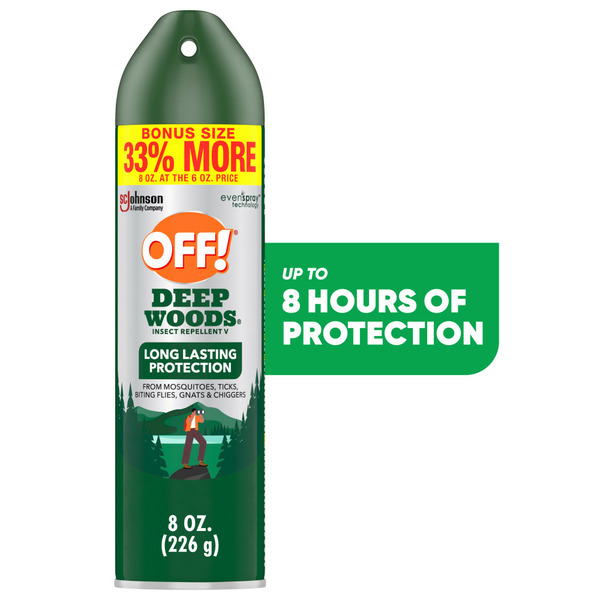 More Household Off!® Deep Woods® Insect Repellent Aerosol Spray hero