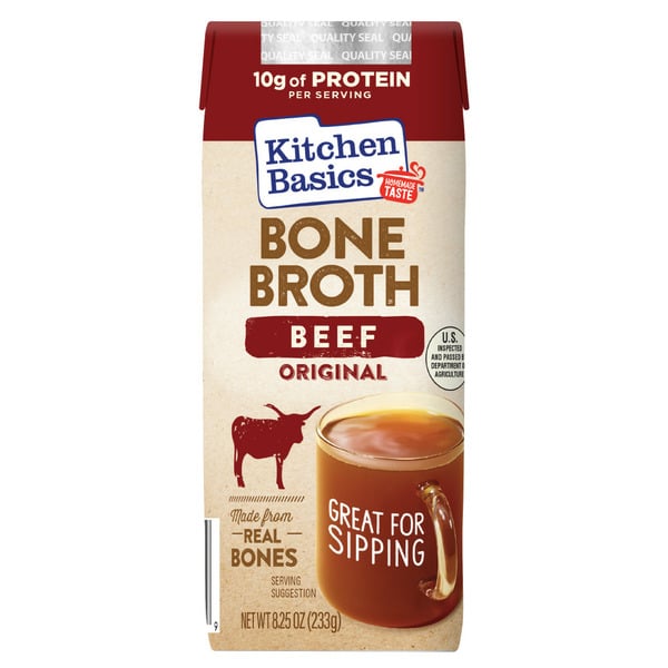 Soup, Broth & Bouillon Kitchen Basics Beef Bone Broth hero