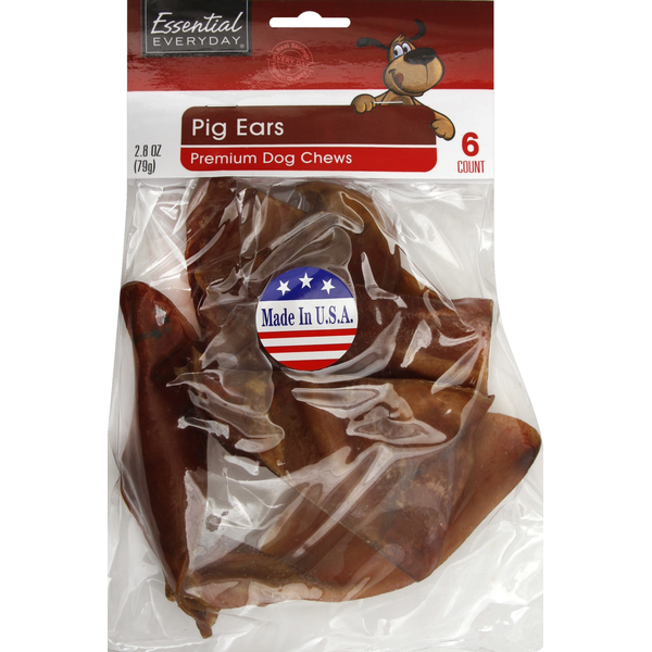 Dog Food & Care Essential Everyday Dog Chews, Premium, Pig Ears hero