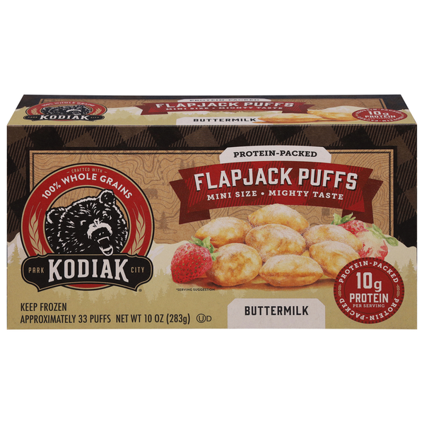 Kodiak Flapjack Puffs, Buttermilk, Mini Size hero