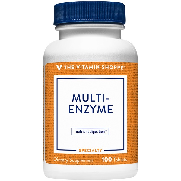 Enzymes The Vitamin Shoppe Multi-Enzyme Digestive Formula (100 Tablets) hero