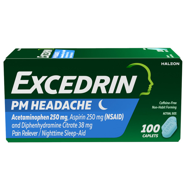 Muscles, Joints & Pain Relief Excedrin Pain Reliever and Nighttime SleepAid Caplets hero