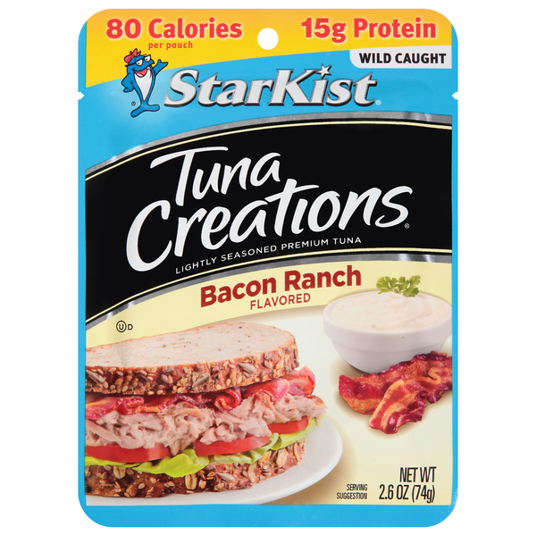 Canned Meat & Seafood StarKist Tuna, Bacon Ranch Flavored hero