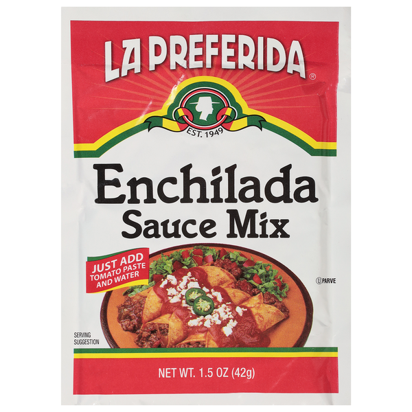 Latino Foods La Preferida Sauce Mix, Enchilada hero