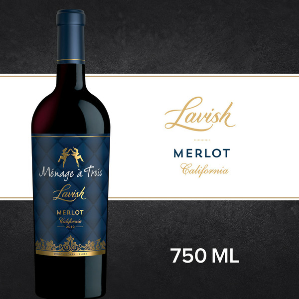 Red Wines Ménage à Trois Merlot Red Wine hero