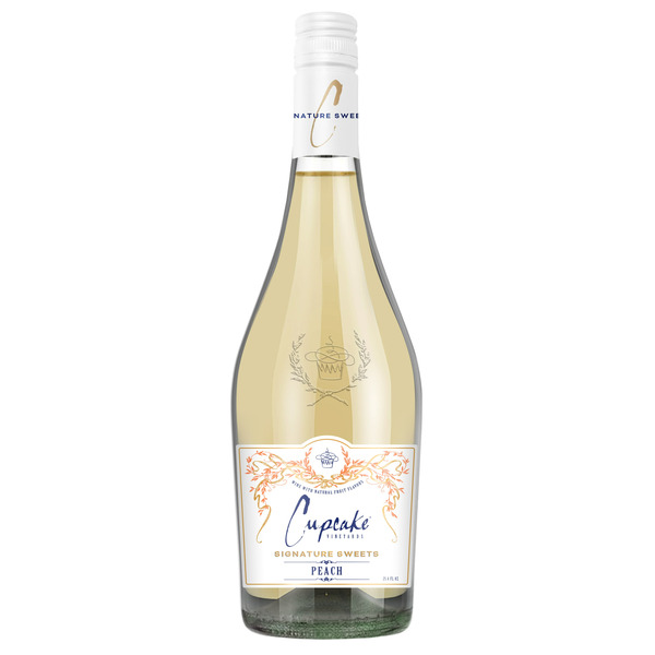 White Wine Cupcake® Vineyards Signature Sweets Cupcake Vineyards Signature Sweets Peach Moscato Wine, 750mL Bottle hero