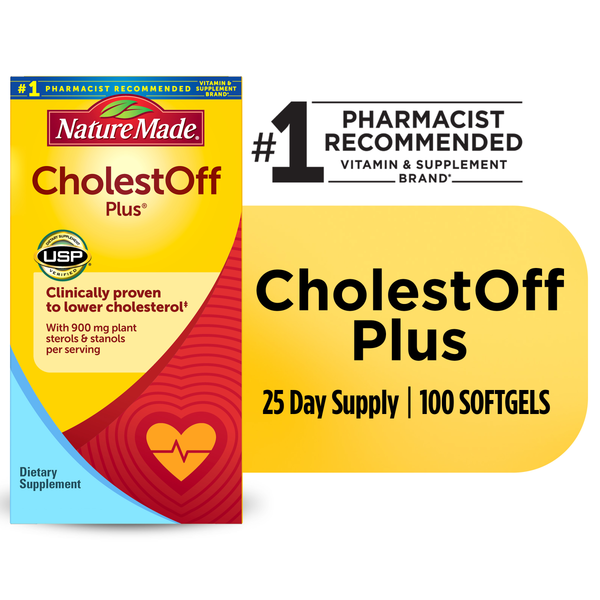 Vitamins & Supplements Nature Made CholestOff Plus Softgels hero