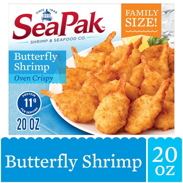 Frozen Meat & Seafood SeaPak Butterfly Shrimp with Crispy Breading hero