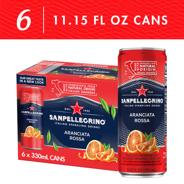 Juice & Nectars San Pellegrino Blood Orange Italian Sparkling Drinks hero