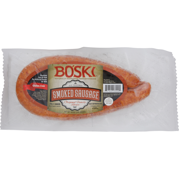 Hot Dogs, Bacon & Sausage Boski Smoked Sausage hero