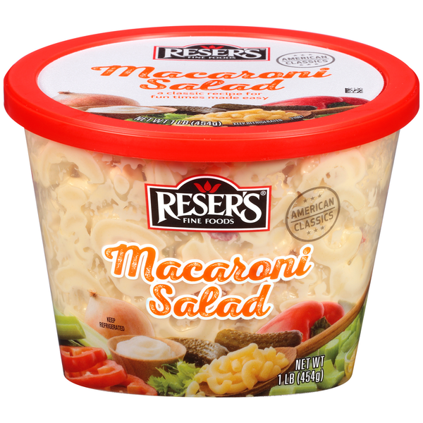 Prepared Soups & Salads Reser's Fine Foods Macaroni Salad hero