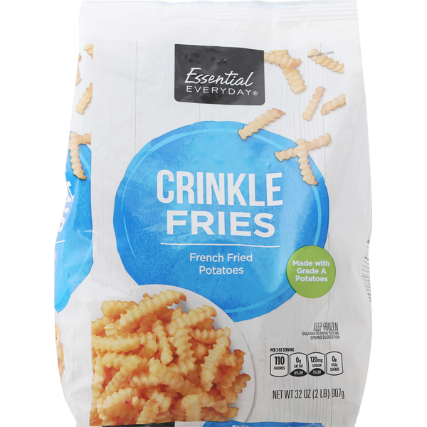 Frozen Potatoes Essential Everyday Fries, Crinkle hero