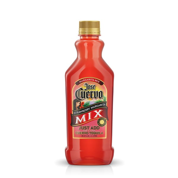 Cocktail Mixes Jose Cuervo Margarita Mix Strawberry Lime hero