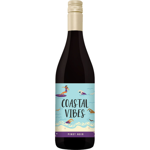 Red Coastal Vibes Pinot Noir, Red wine, California, 1 ct, 750ml Bottle hero