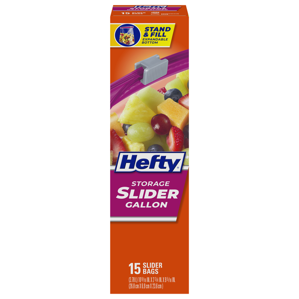 Trash Bags & Liners Hefty Winter Prints Storage Slider Bags hero