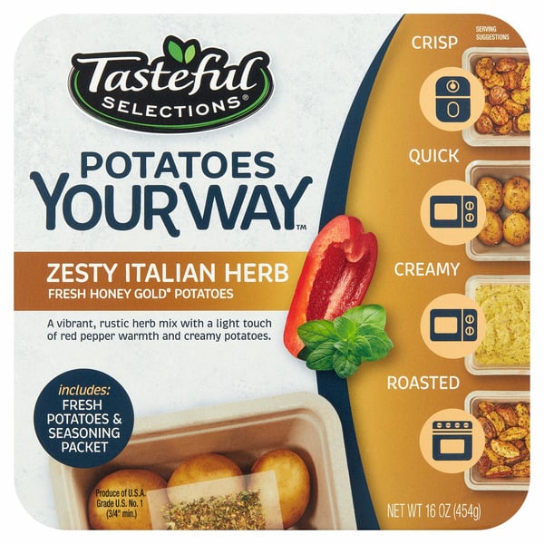 Zesty Italian Herb Fresh Honey Gold Potatoes hero