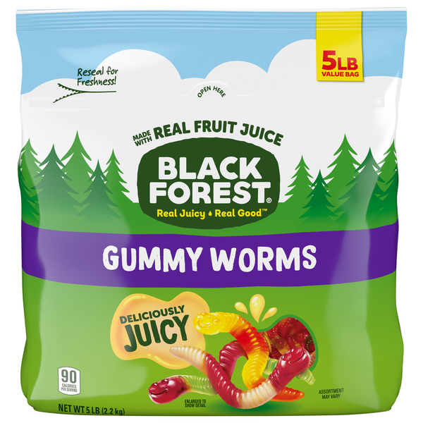 Black Forest Gummy Worms, Value Bag hero