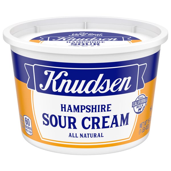 Other Creams & Cheeses R.W. Knudsen Family Hampshire 100% Natural Sour Cream, oz Tub hero