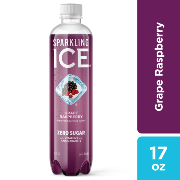 Water, Seltzer & Sparkling Water Sparkling Ice Grape Raspberry Naturally Flavored Sparkling Water hero