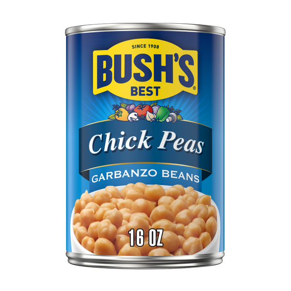 Canned Meals & Beans Bush's Best Chick Peas hero