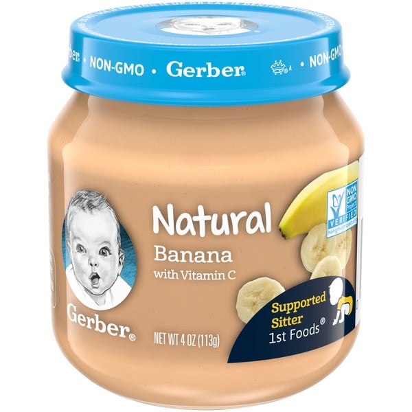 Gerber Baby Food Banana Jar hero