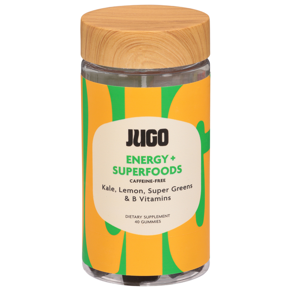 Energy & Sports Drinks Jugo Energy + Superfoods, Gummies hero