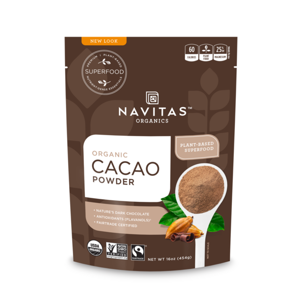 Baking Ingredients Navitas Organics Organic Cacao Powder hero