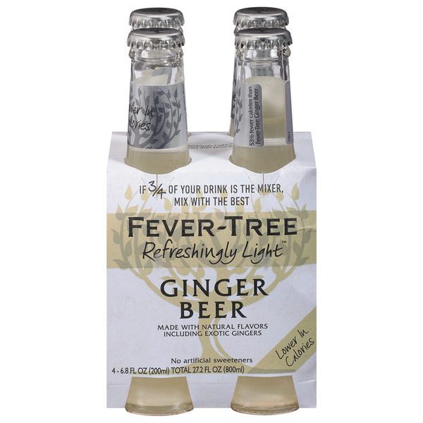 Soft Drinks Fever-Tree Premium Natural Mixers Naturally Light Ginger Beer hero