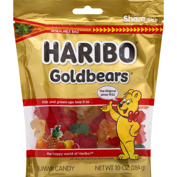 Candy & Chocolate HARIBO Gummi Candy, Goldbears, Share Size hero