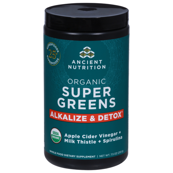 Miscellaneous Supplements Ancient Nutrition Super Greens, Organic, Alkalize & Detox hero