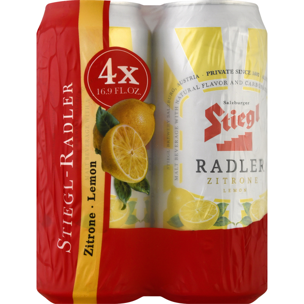 Beers & Coolers Stiegl  Radler, Lemon hero