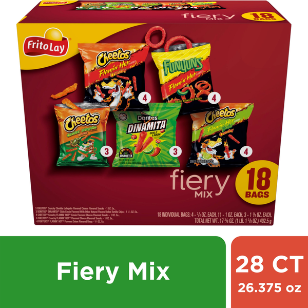 Frito Lay Fiery Mix, Party Size hero