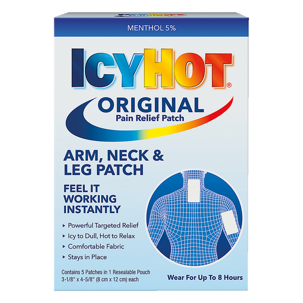 Muscles, Joints & Pain Relief Icy Hot Pain Relief Patch, Arm, Neck & Leg hero