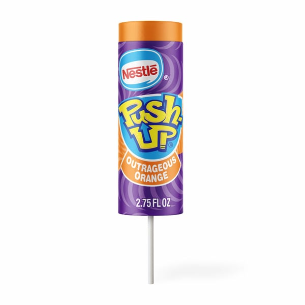 Ice Cream & Toppings Snack Push-Up Outrageous Orange Frozen Treat hero