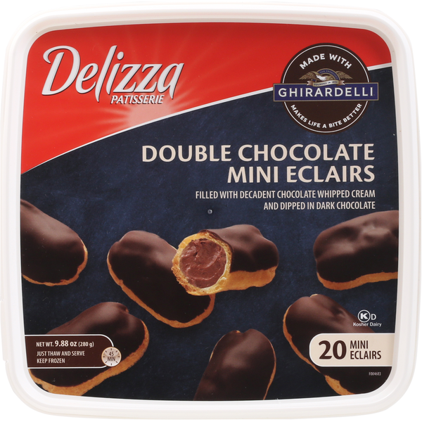 Candy & Chocolate Delizza Mini Eclairs, Double Chocolate hero