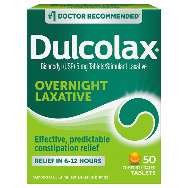 Digestion Dulcolax Overnight Laxative, 5 mg, Comfort Coated Tablets hero