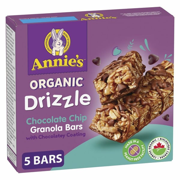 Energy & Granola Bars Annie's Organic Drizzle Chocolate Chip Granola Bars hero