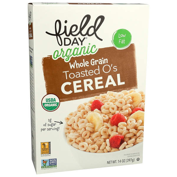 Cereal FIELD DAY Whole Grain Toasted O’s Cereal hero