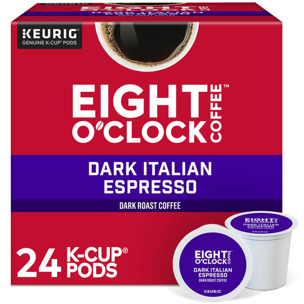 Coffee Eight O’Clock Dark Italian Roast K-Cup Pods hero