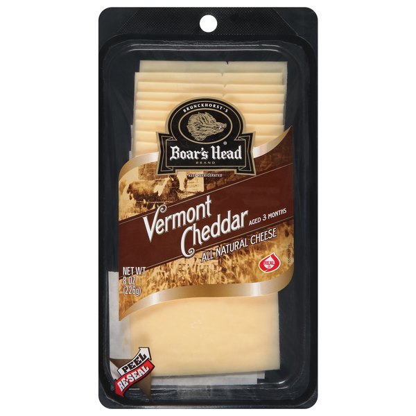 From Our Deli Counter Boar's Head White Vermont Cheddar Cheese hero