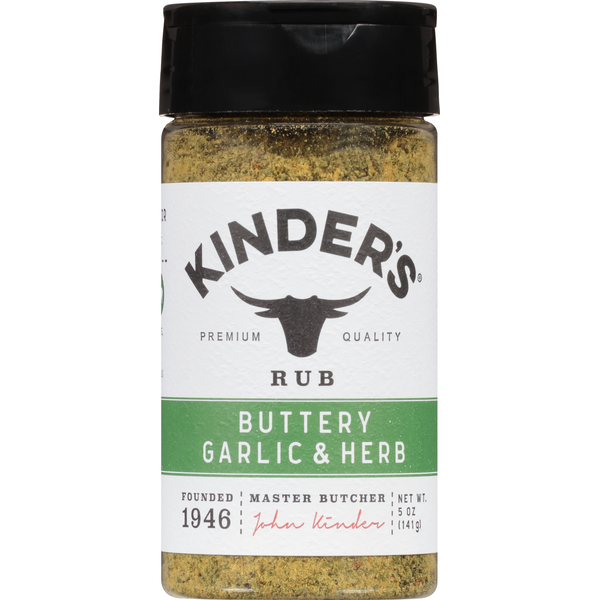 Kinder's Rub, Buttery Garlic & Herb hero