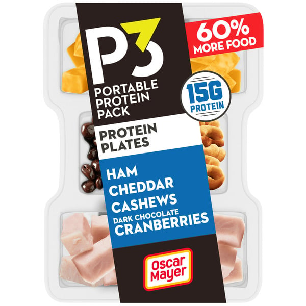 Packaged Meat P3 Protein Pack, Portable, Protein Plates hero