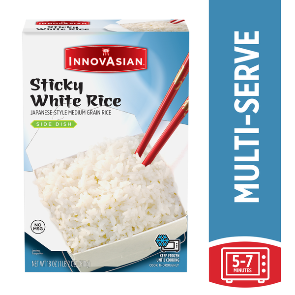 Frozen Appetizers & Sides InnovAsian Sticky White Rice, Frozen Side Dish hero