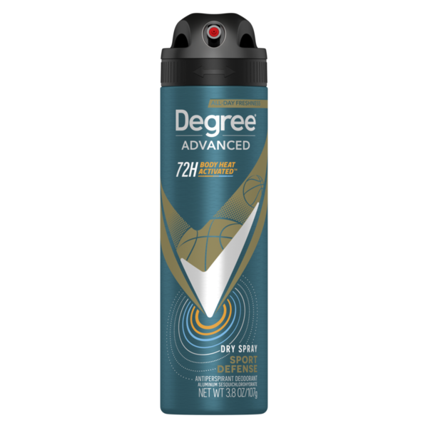 Deodorants Degree Antiperspirant Deodorant Dry Spray Sport Defense hero