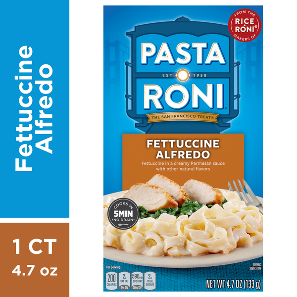 Instant Foods Pasta Roni Fetuccine Alfredo Pasta Mix hero